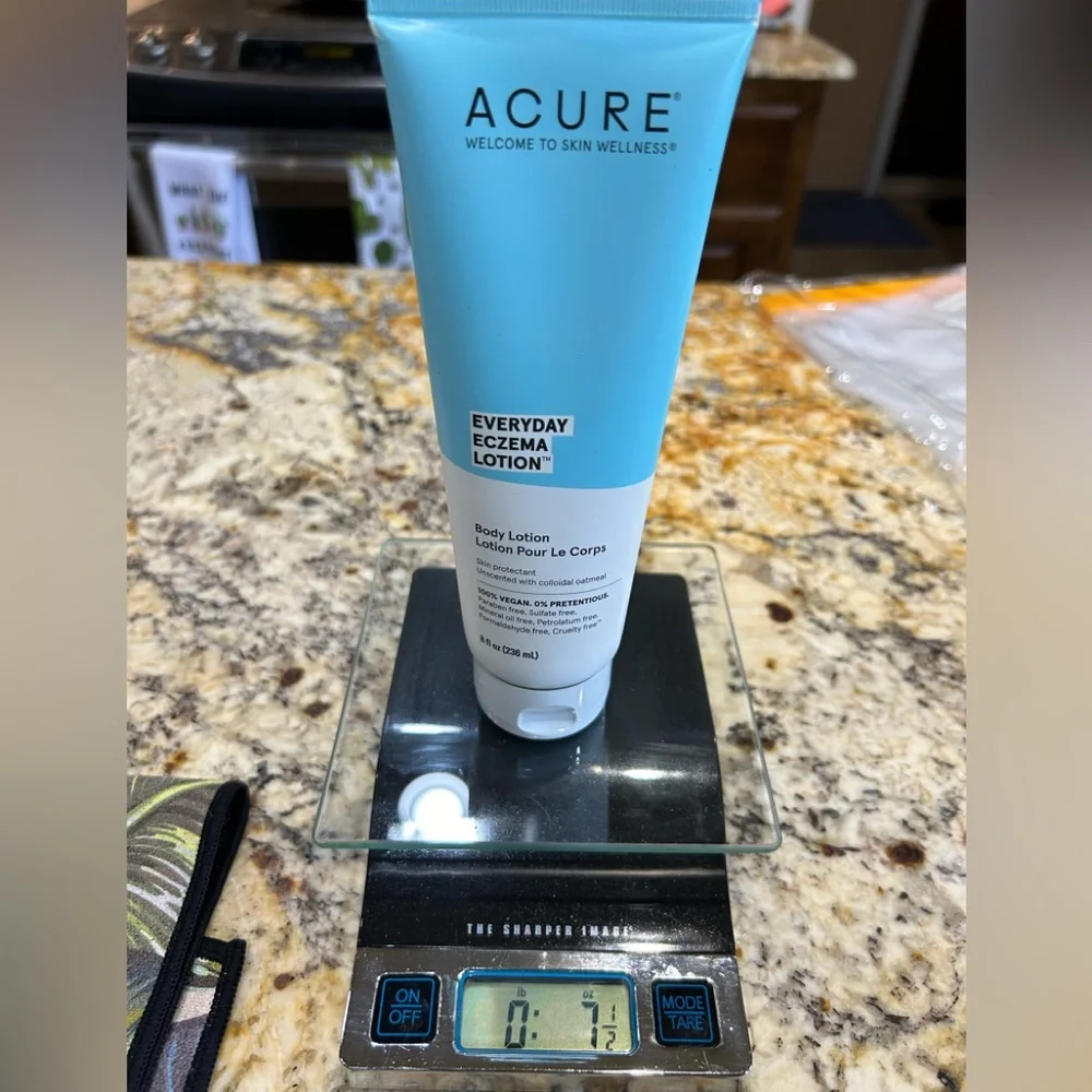 Acure Everyday Eczema Lotion 8oz slightly used. See scale picture - Picture 1 of 2
